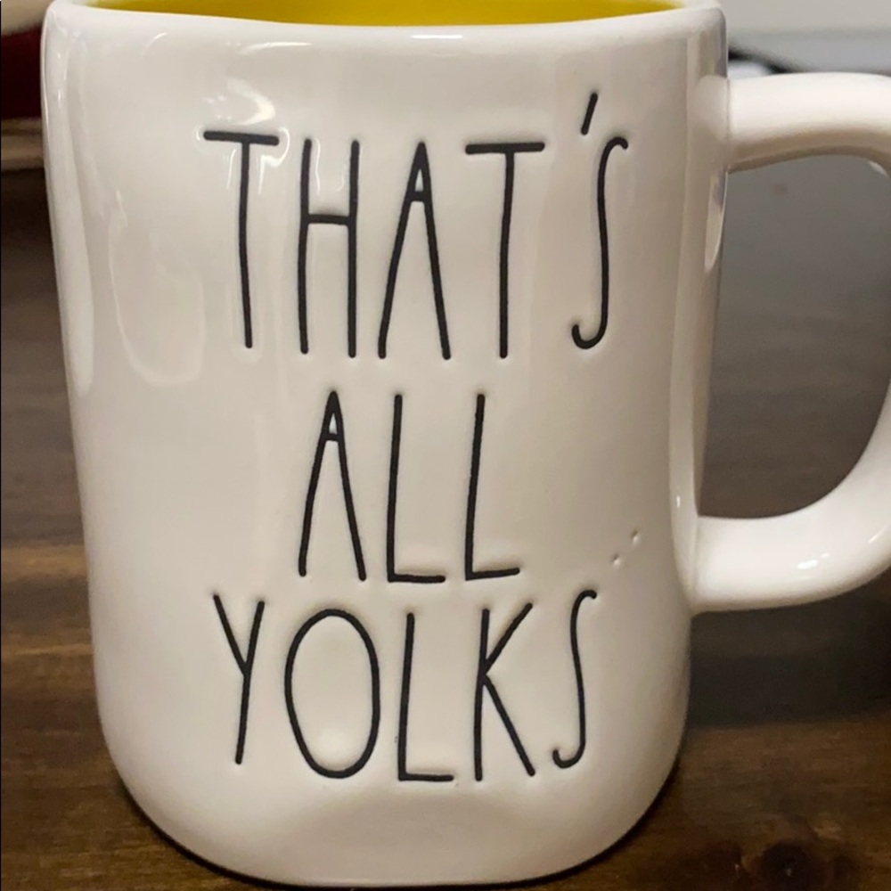 SALE 🔥Rae Dunn “that’s all yolks” mug